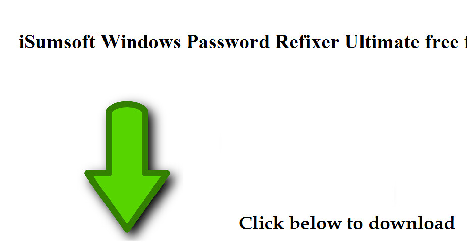 isumsoft windows password refixer ultimate 3.1.2 crack